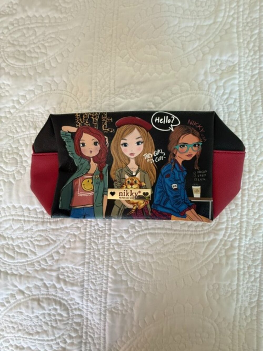 nikky by nicole lee makeup bag